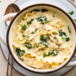 featured white chicken lasagna soup