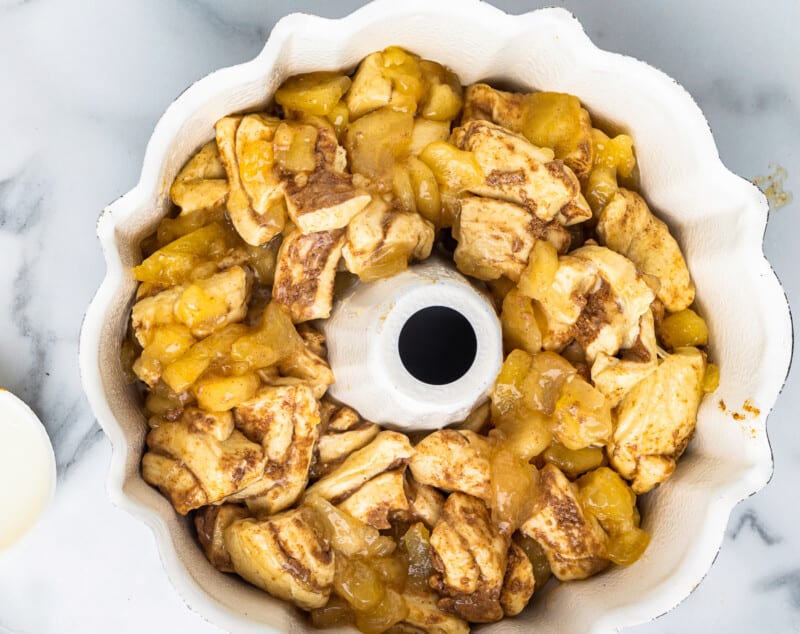 how to make apple pie monkey bread