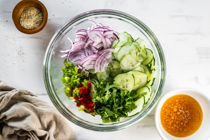 how to make asian cucumber salad