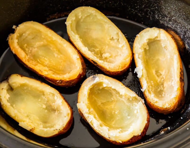 how to make crockpot twice baked potatoes