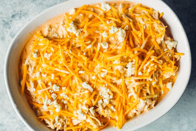 how to make instant pot buffalo chicken dip