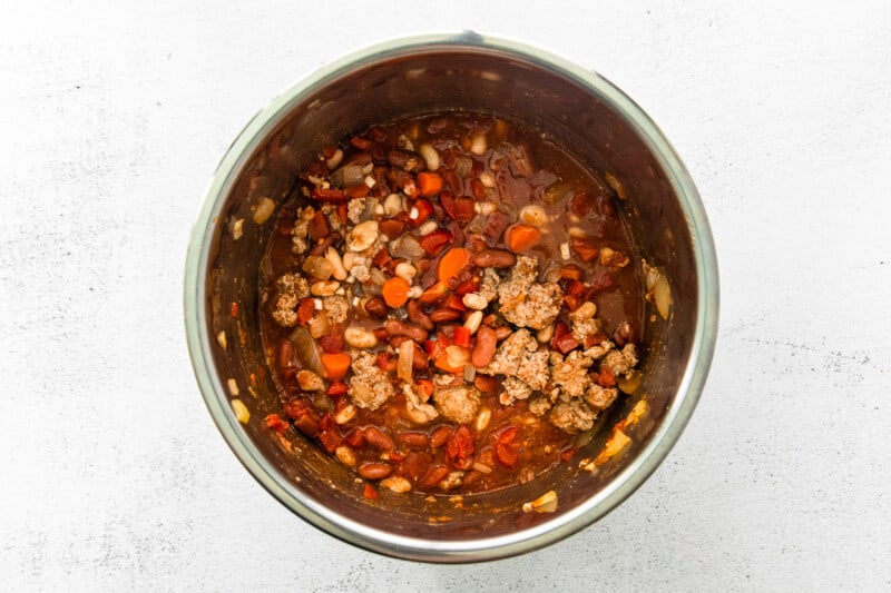 how to make instant pot turkey chili