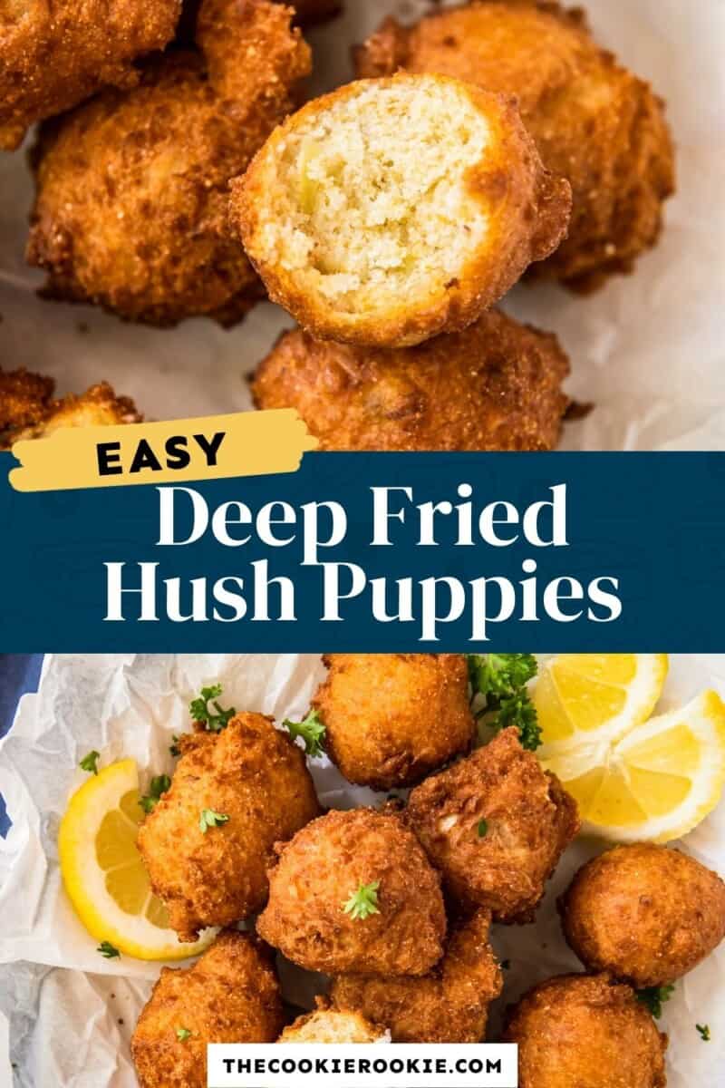 Fried Hush Puppies Recipe - The Cookie Rookie®