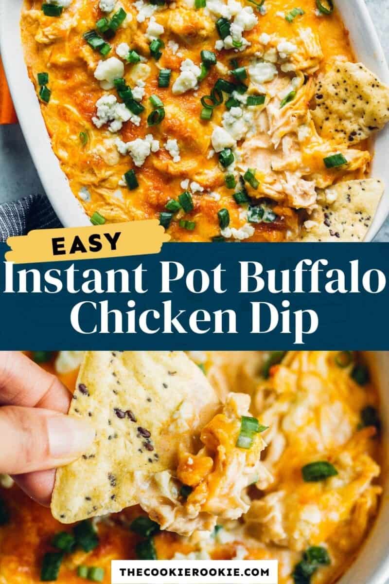 Instant Pot Buffalo Chicken Dip - The Cookie Rookie®