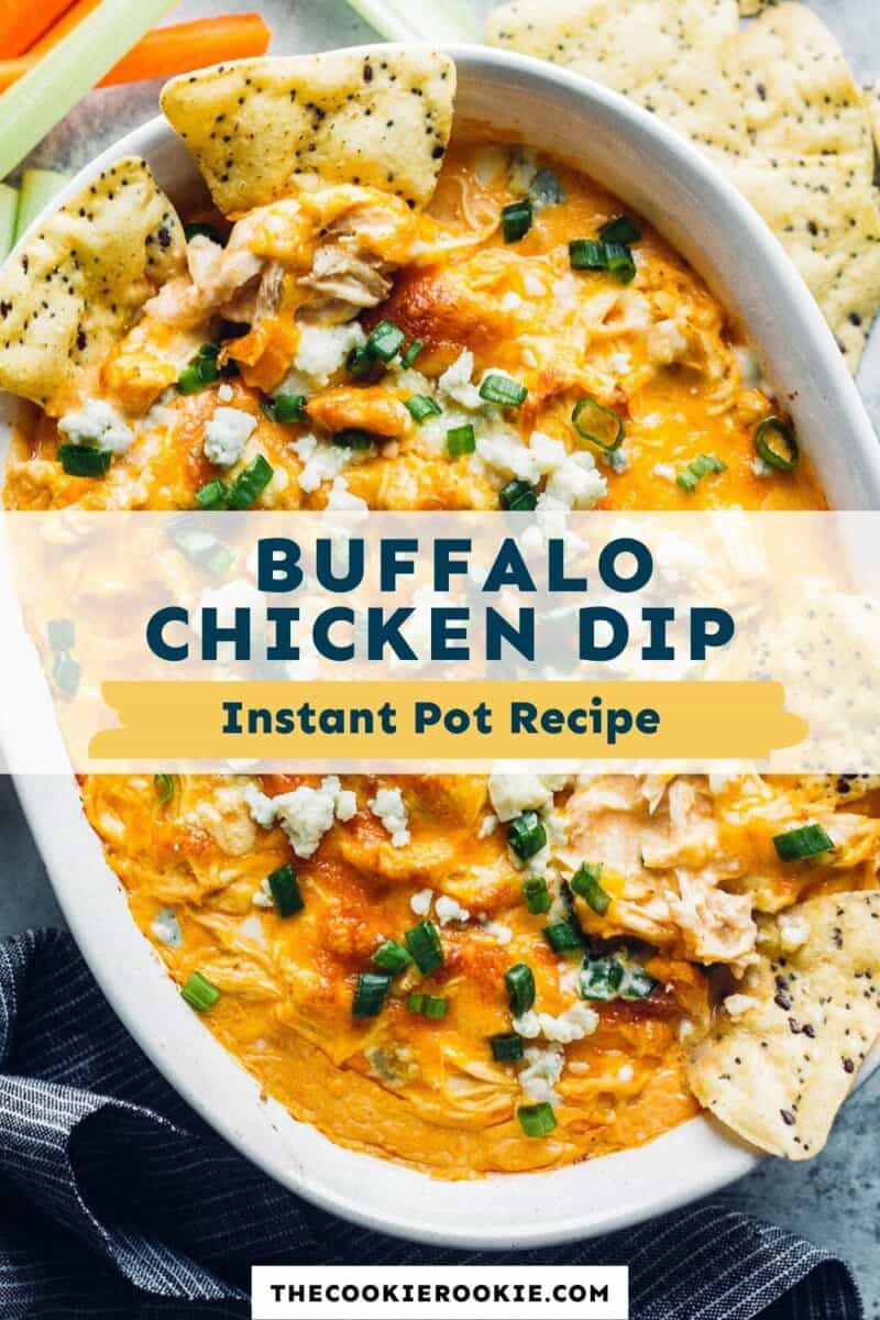 Instant Pot Buffalo Chicken Dip Recipe - The Cookie Rookie®