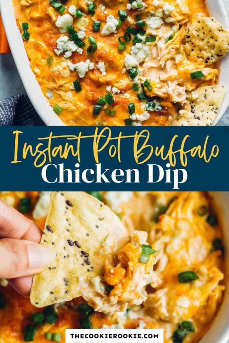 Instant Pot Buffalo Chicken Dip Recipe - The Cookie Rookie®