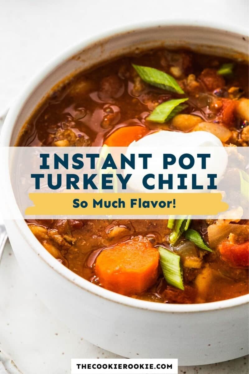 instant pot turkey chili pinterest