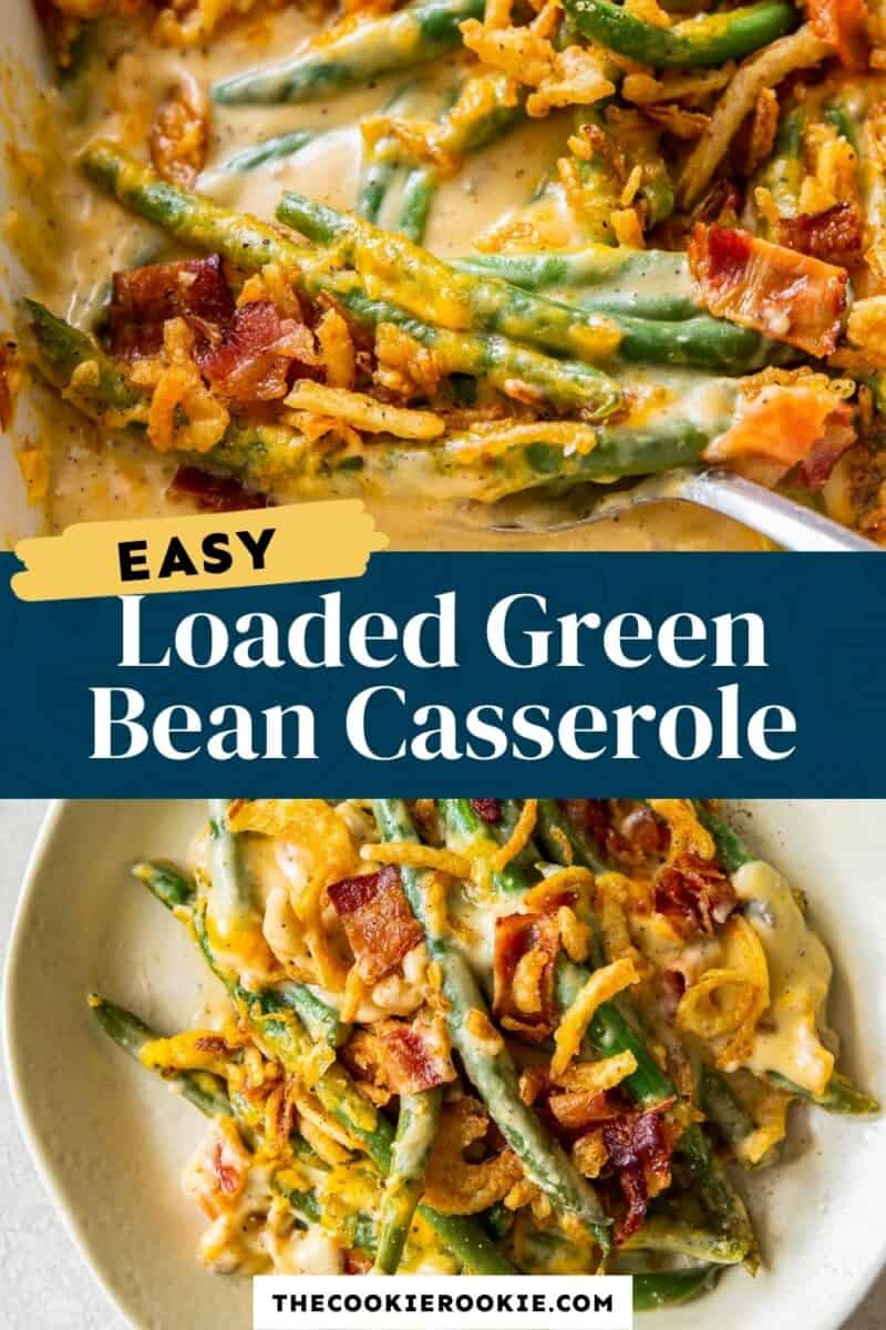 loaded green bean casserole pinterest