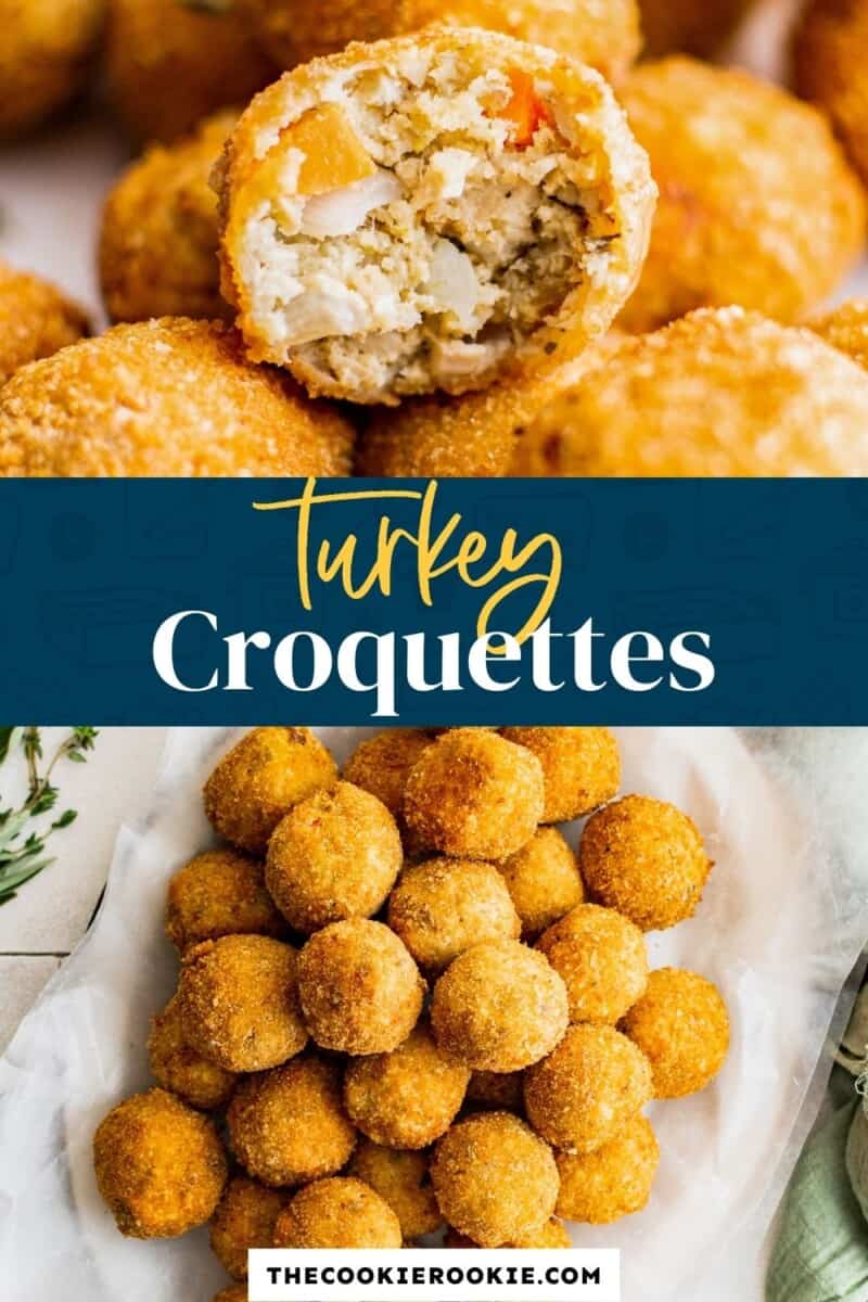 turkey croquettes pinterest