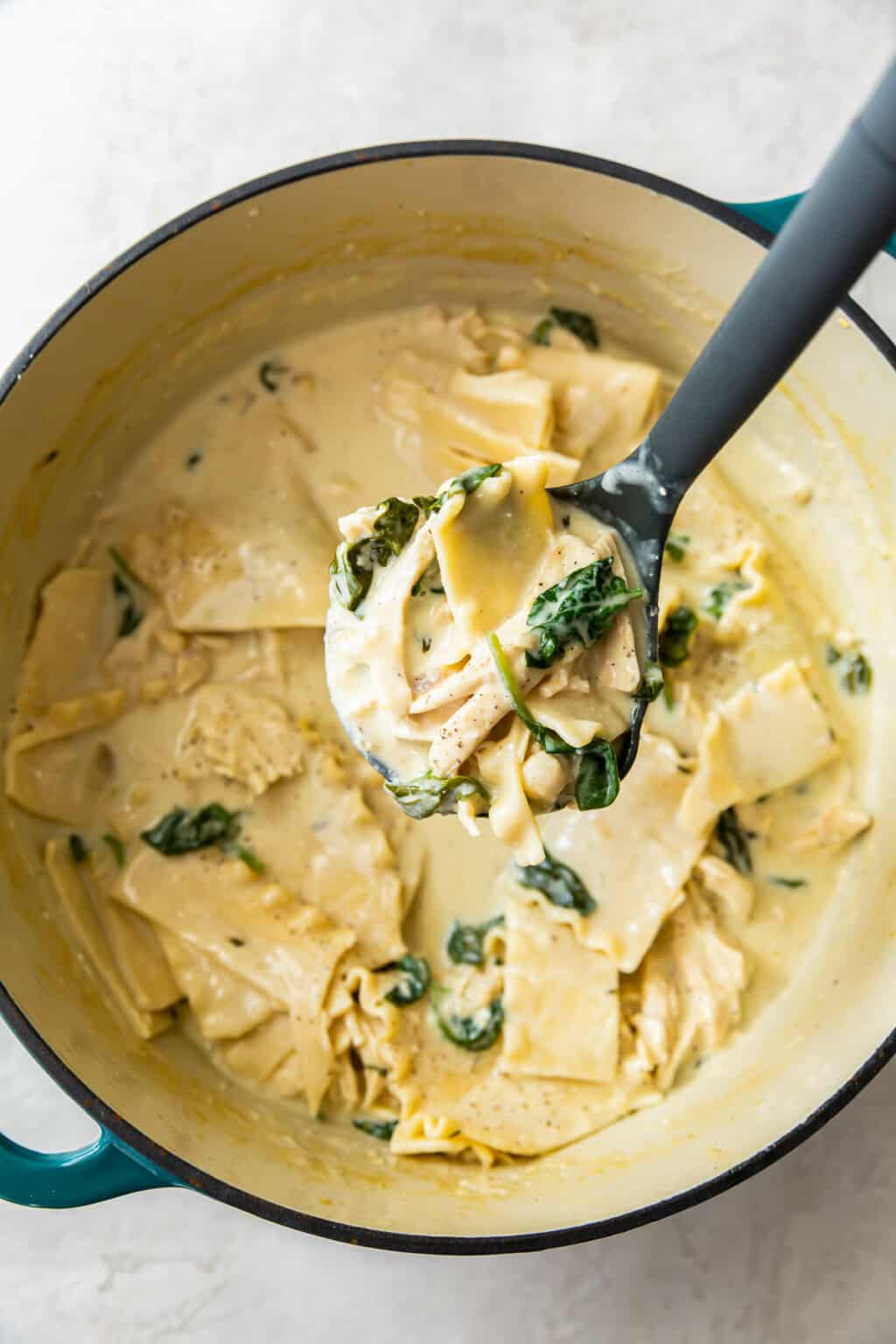 White Chicken Lasagna Soup Recipe The Cookie Rookie®