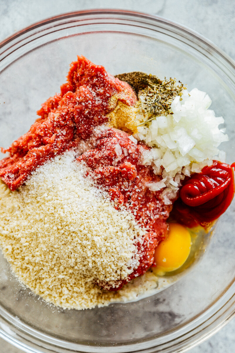 ingredients for air fryer meatloaf