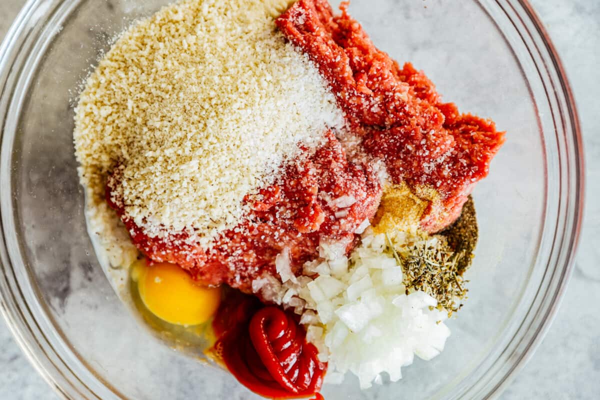 ingredients for air fryer meatloaf