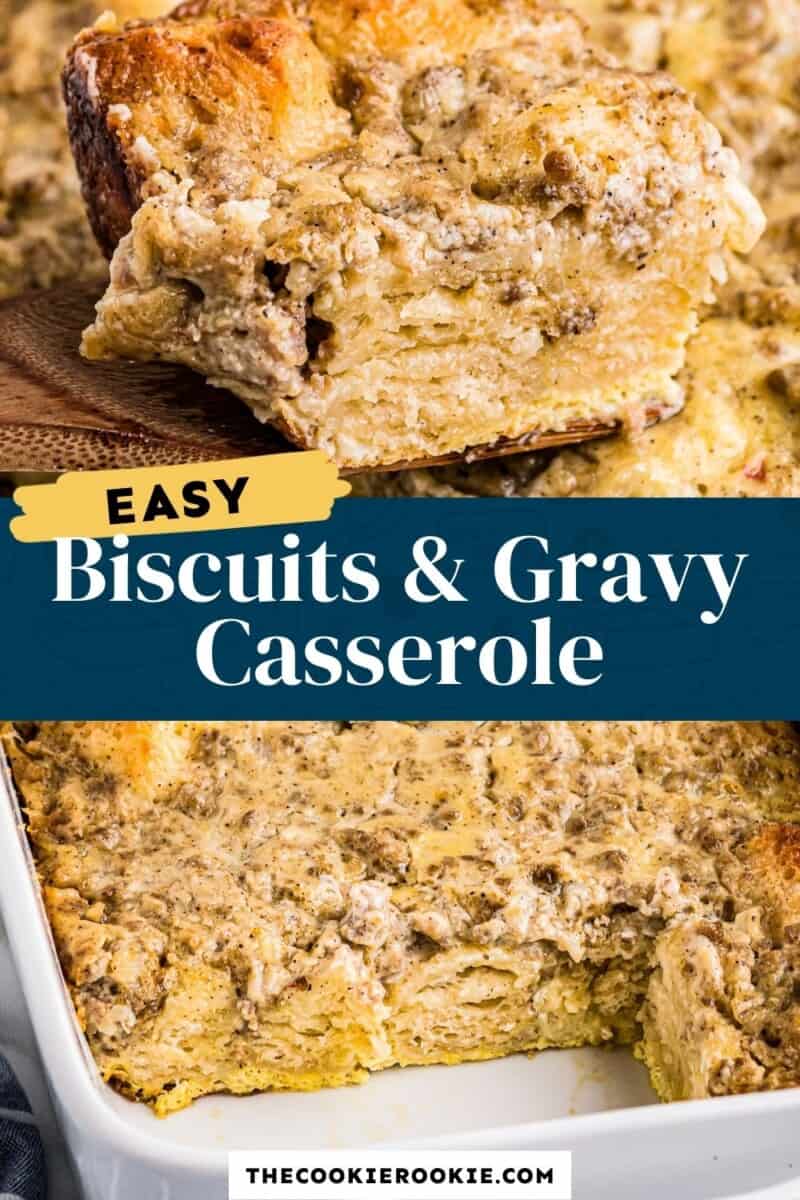 biscuits and gravy casserole pinterest