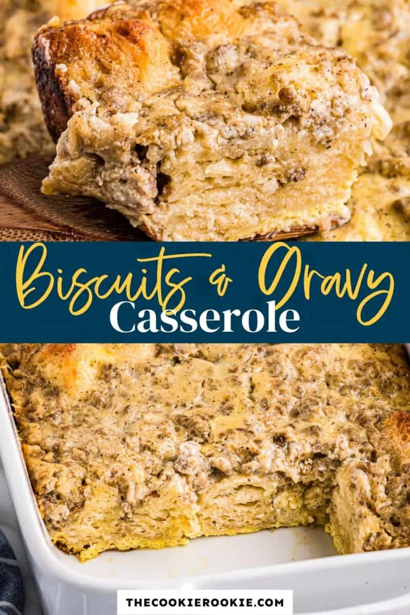 biscuits and gravy casserole pinterest