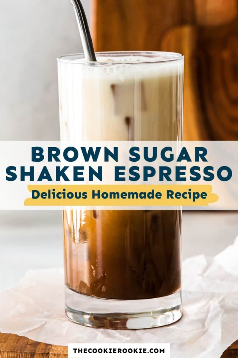 iced brown sugar shaken espresso pinterest