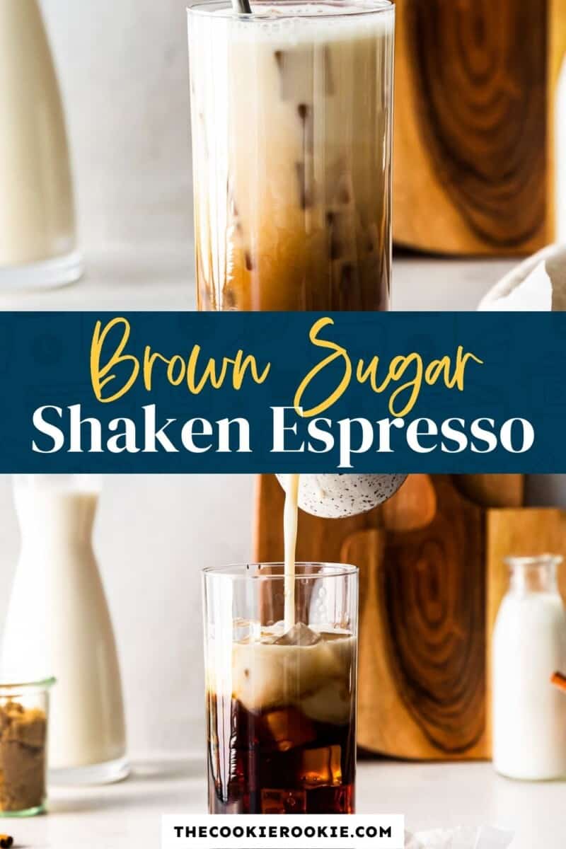 iced brown sugar shaken espresso pinterest