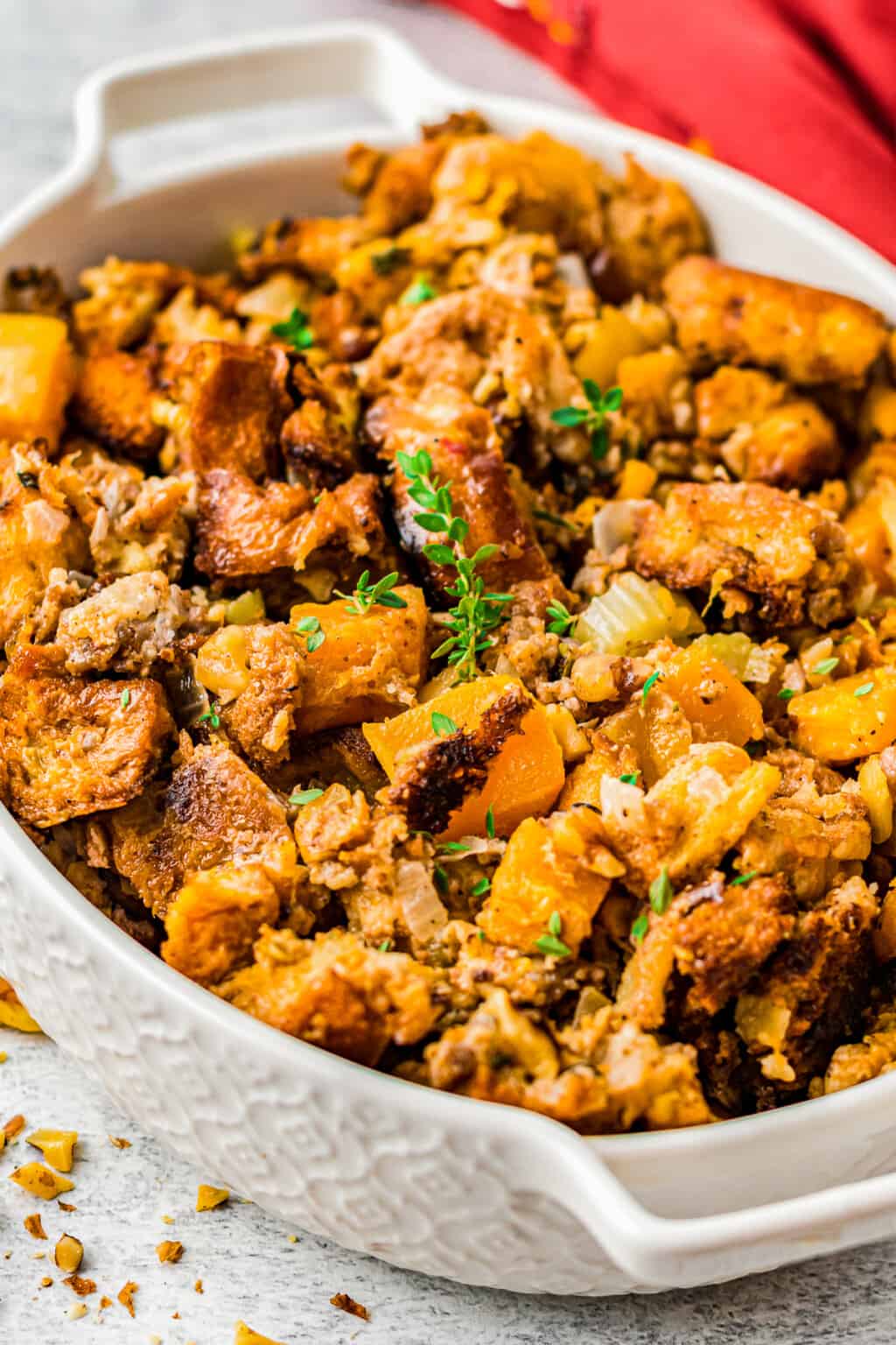 Butternut Squash Stuffing - The Cookie Rookie®
