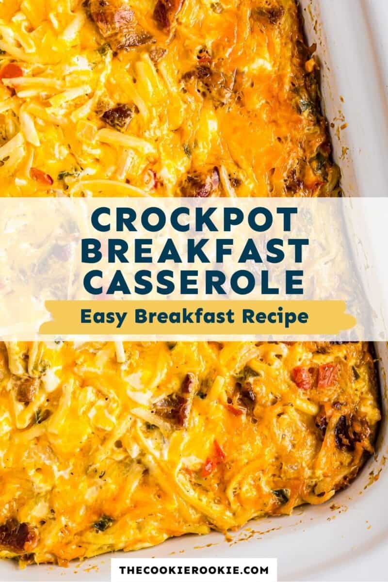 crockpot breakfast casserole pinterest