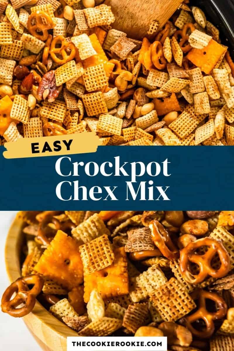 crock pot chex mix pinterest
