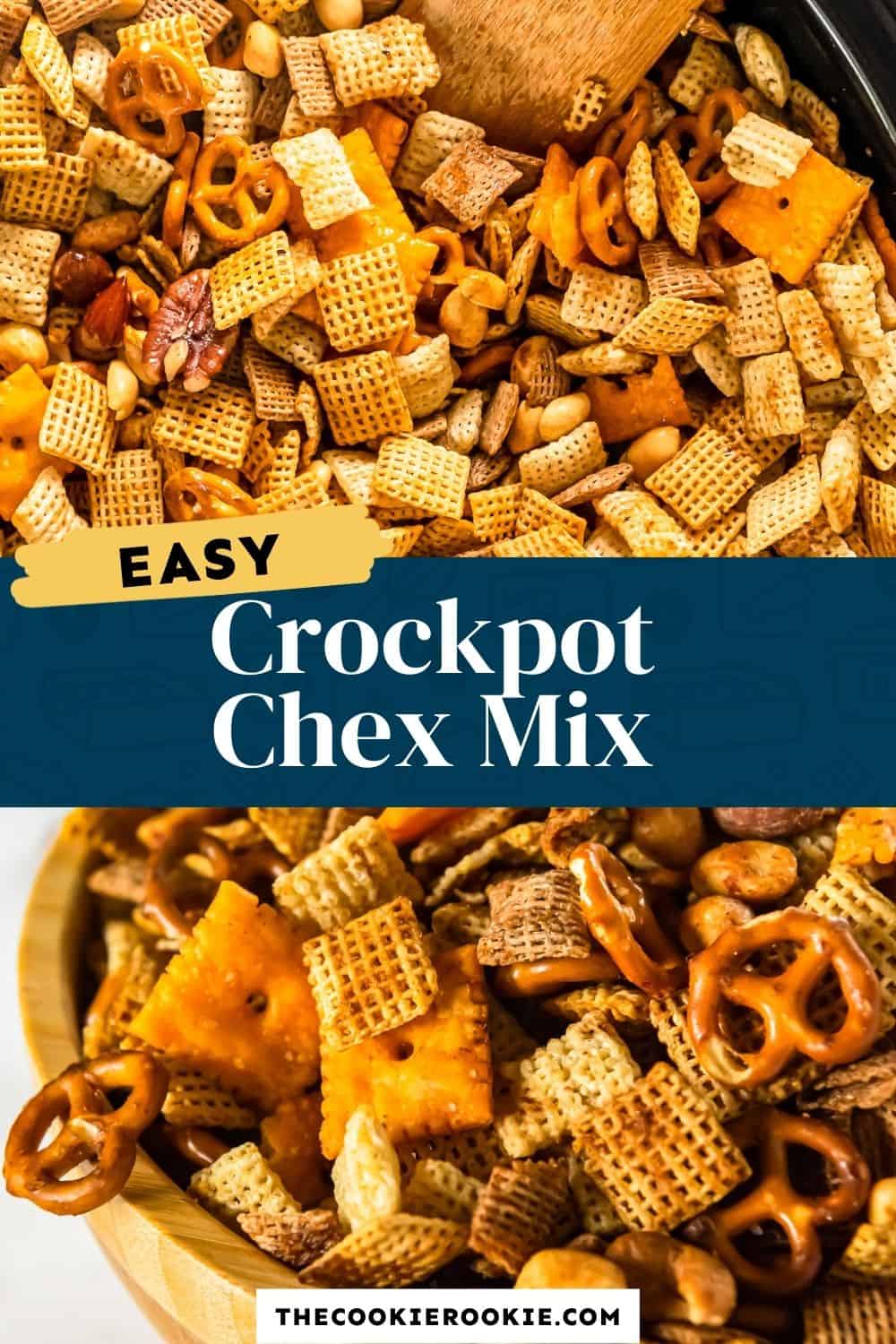 Crockpot Chex Mix Recipe The Cookie Rookie®