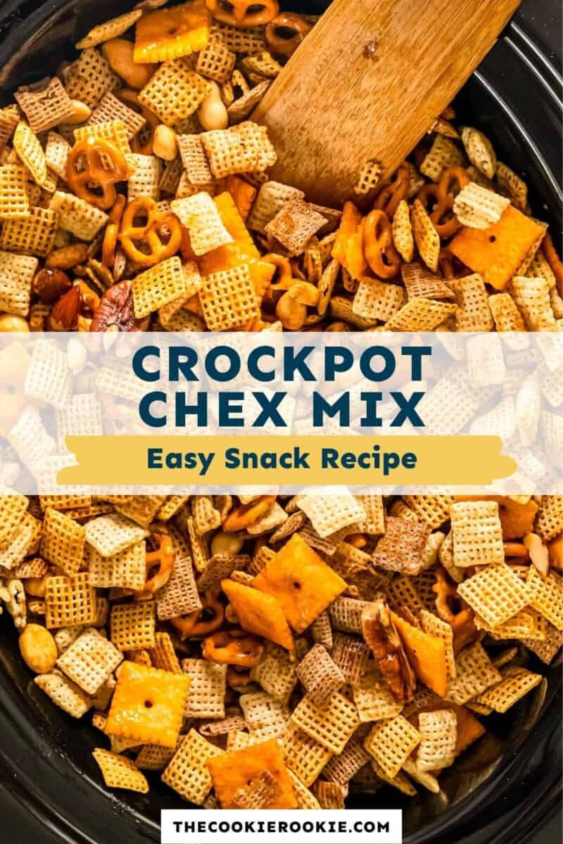 Crockpot Chex Mix - Mostly Homemade Mom