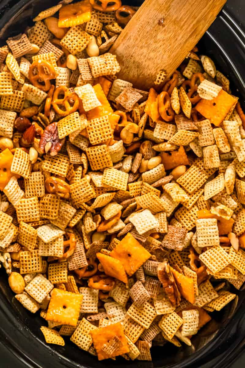 chex mix in a crock pot