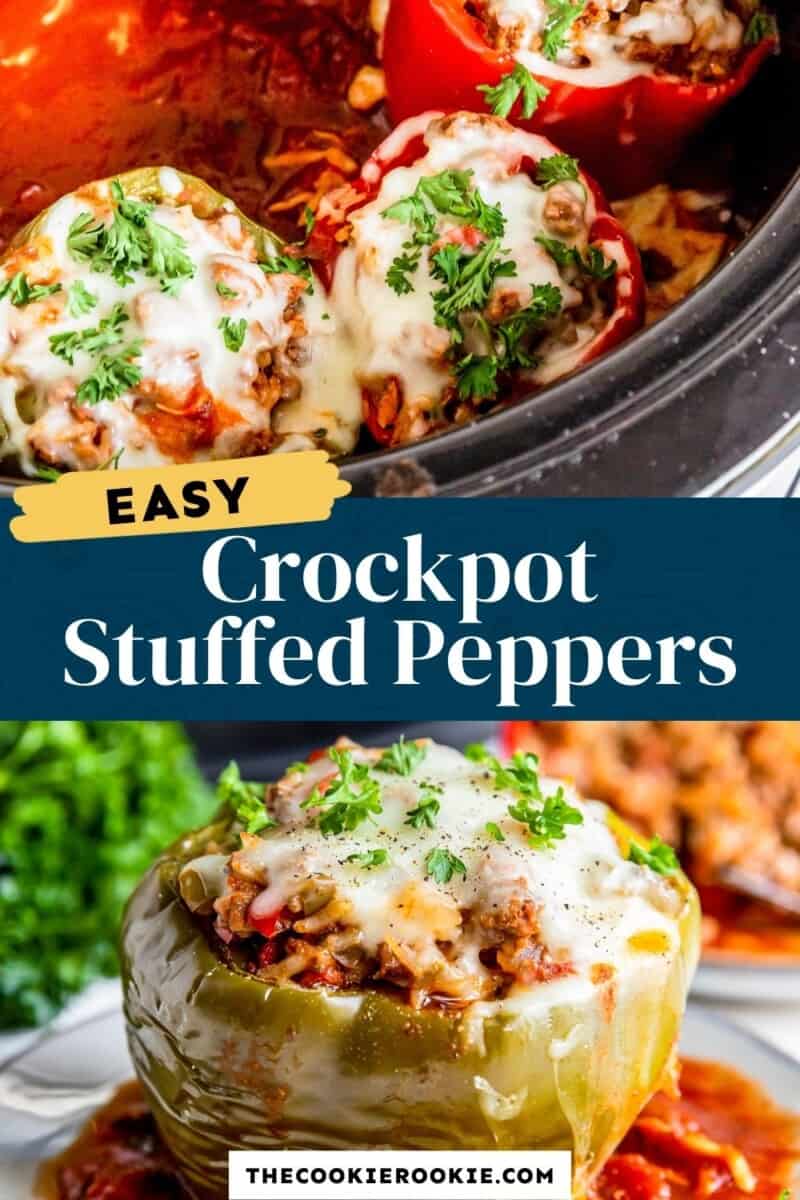 crockpot stuffed peppers pinterest