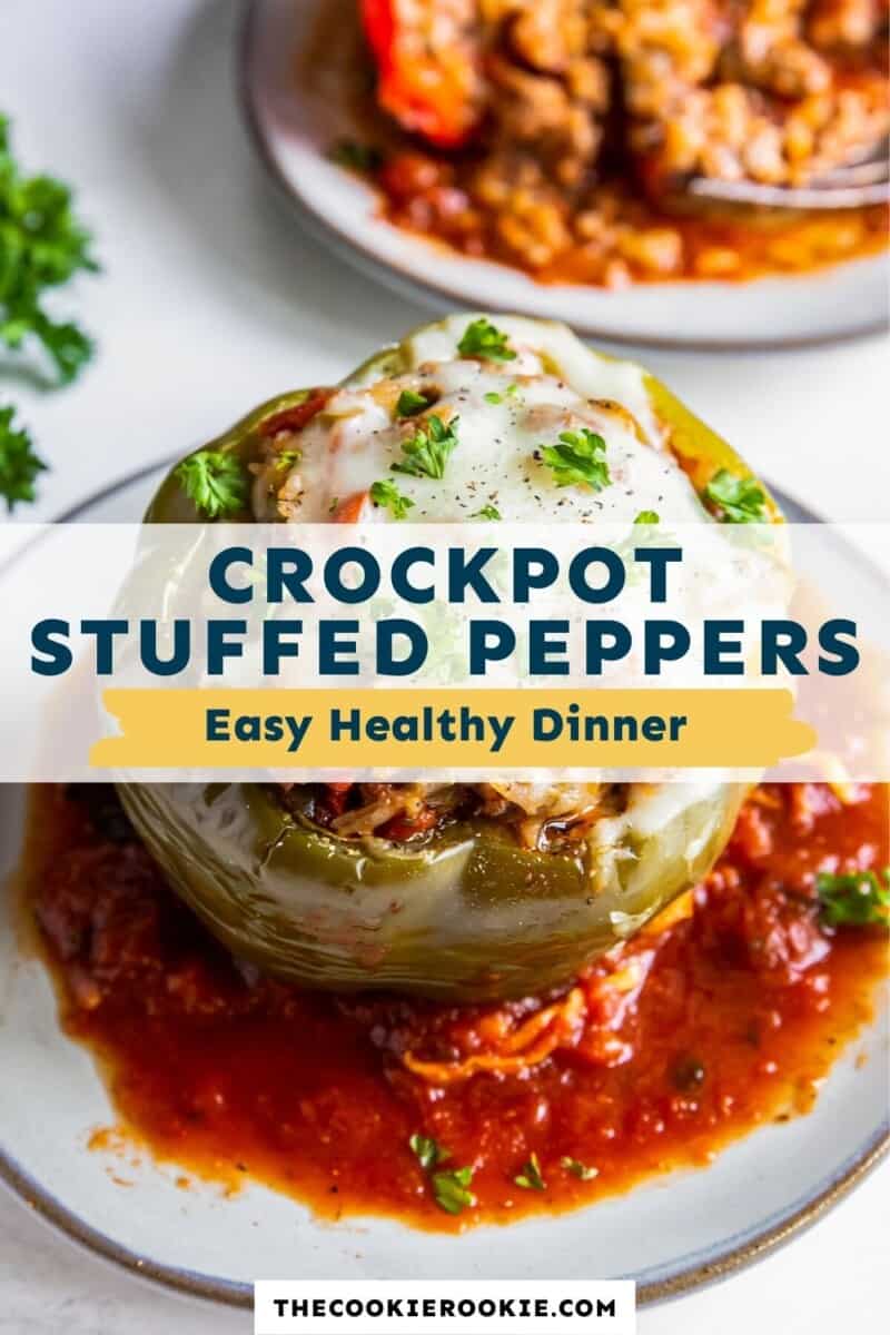 crockpot stuffed peppers pinterest