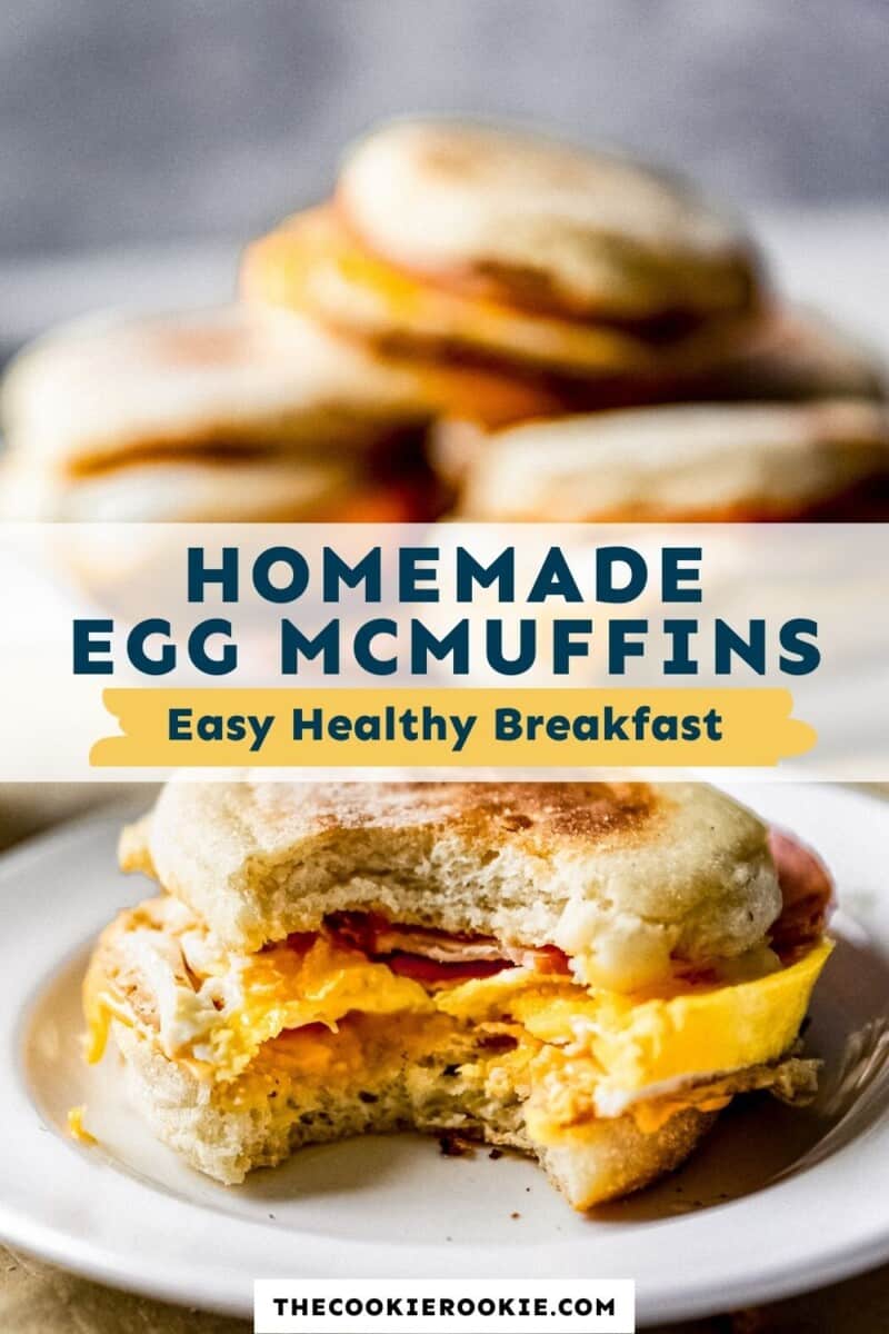 homemade egg mcmuffins pinterest