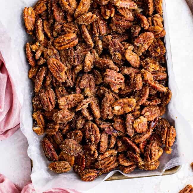 featured candied pecans