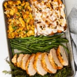 featured sheet pan thanksgiving dinner with turkey breast