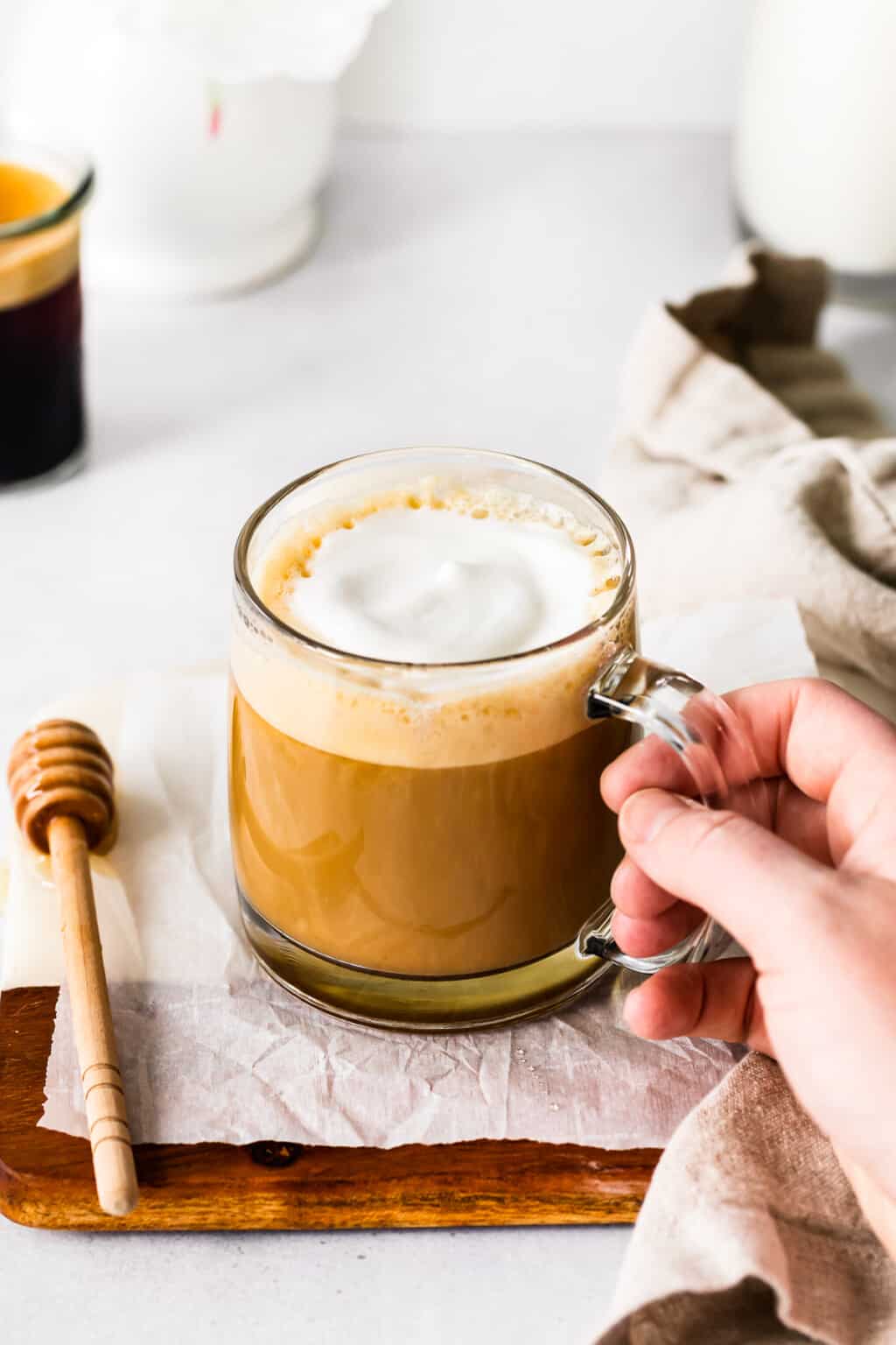 Honey Almond Milk Flat White (Hot) Recipe The Cookie Rookie®