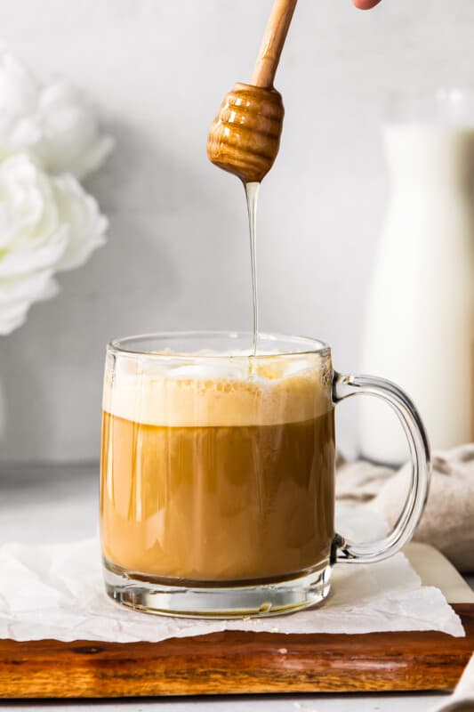 Honey Almond Milk Flat White (Hot) Recipe The Cookie Rookie®