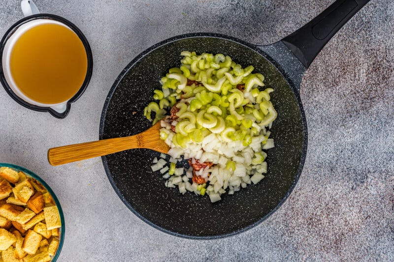 how to make butternut squash stuffing