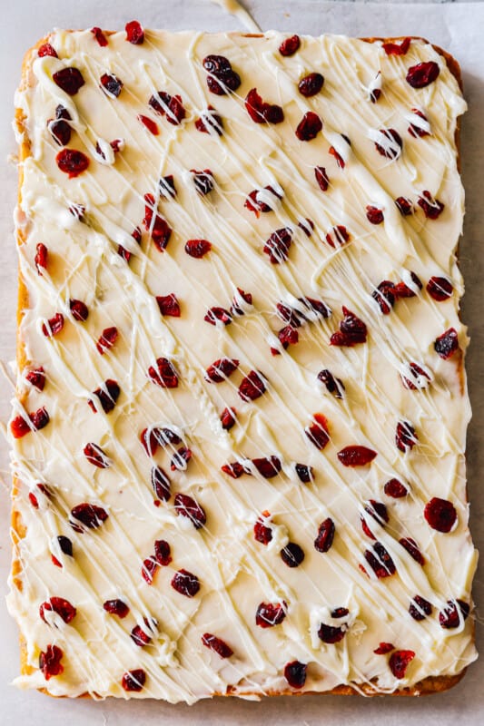 how to make cranberry bliss bars