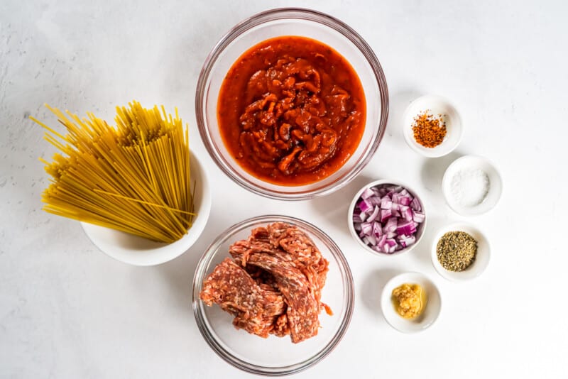 ingredients for instant pot spaghetti