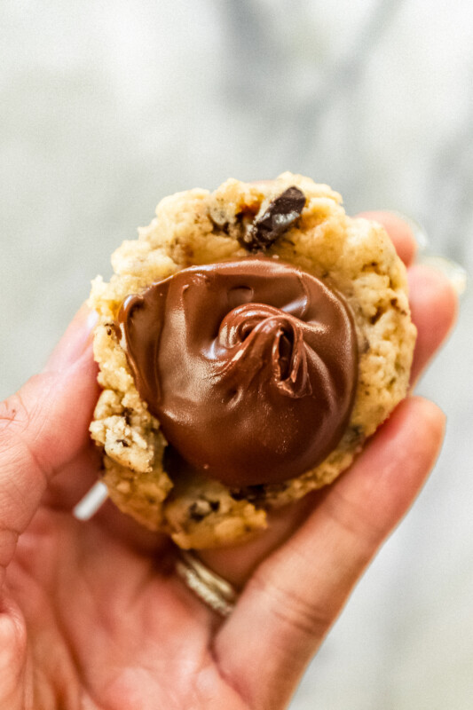 how to make nutella stuffed cookies