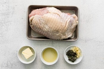 ingredients for sheet pan turkey breast