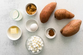 ingredients for sweet potato casserole