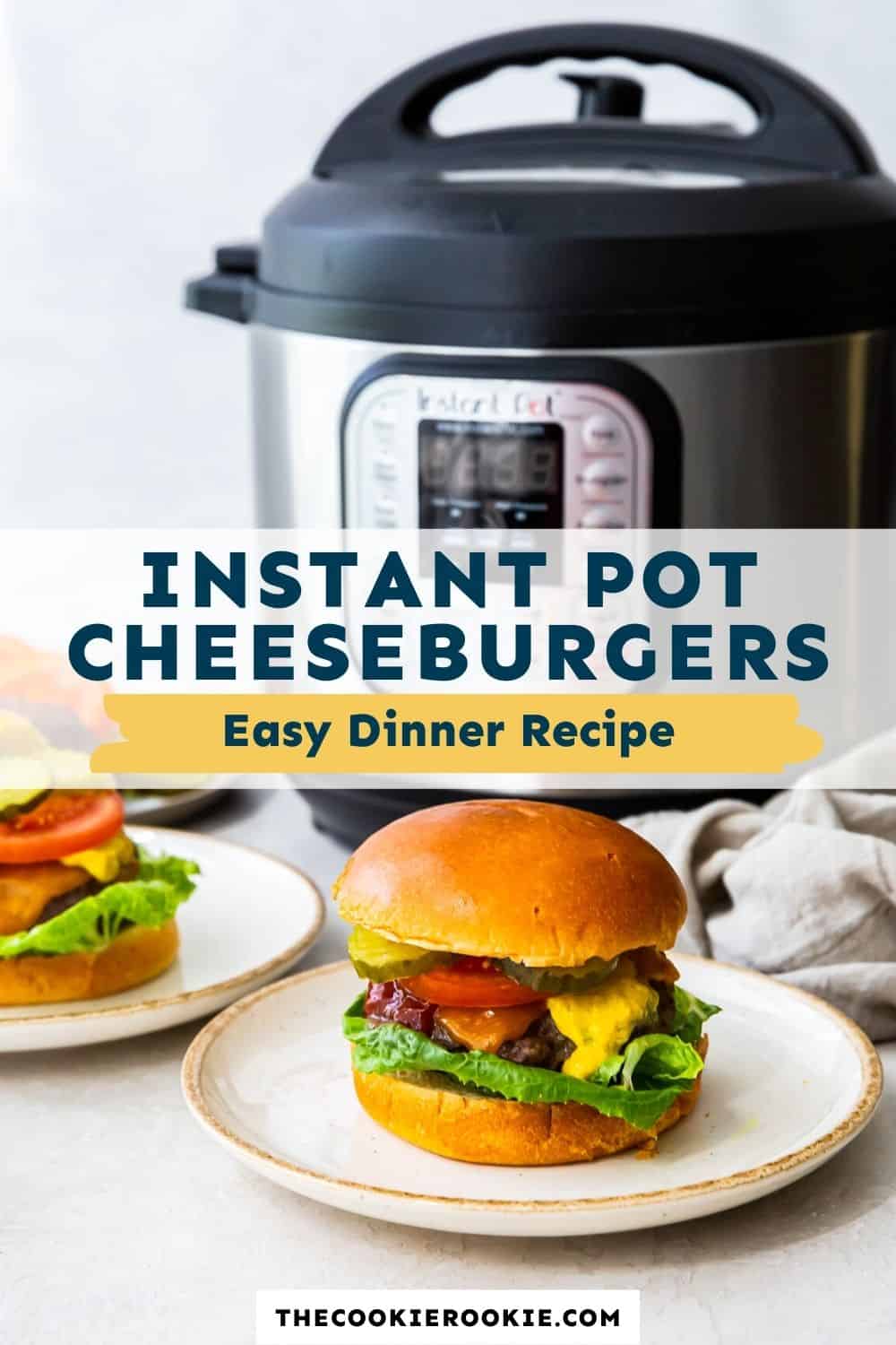 Instant Pot Hamburgers Recipe The Cookie Rookie®