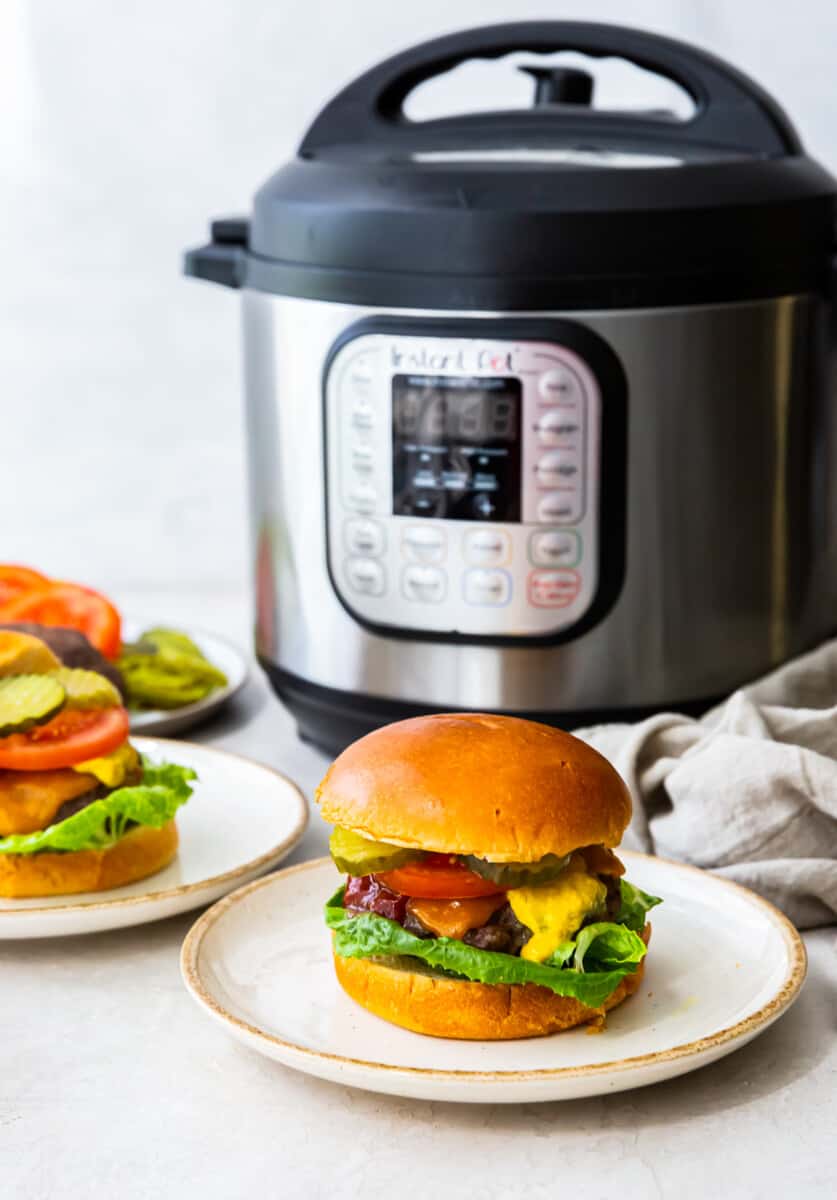 How To Cook Burgers In An Electric Pressure Cooker ~ Instant Pot