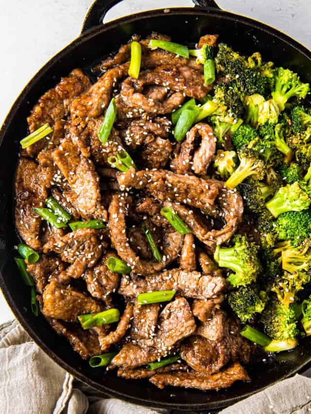 Mongolian Beef and Broccoli - The Cookie Rookie®