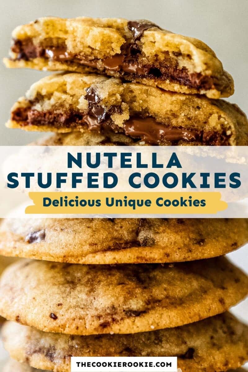 nutella stuffed cookies pinterest