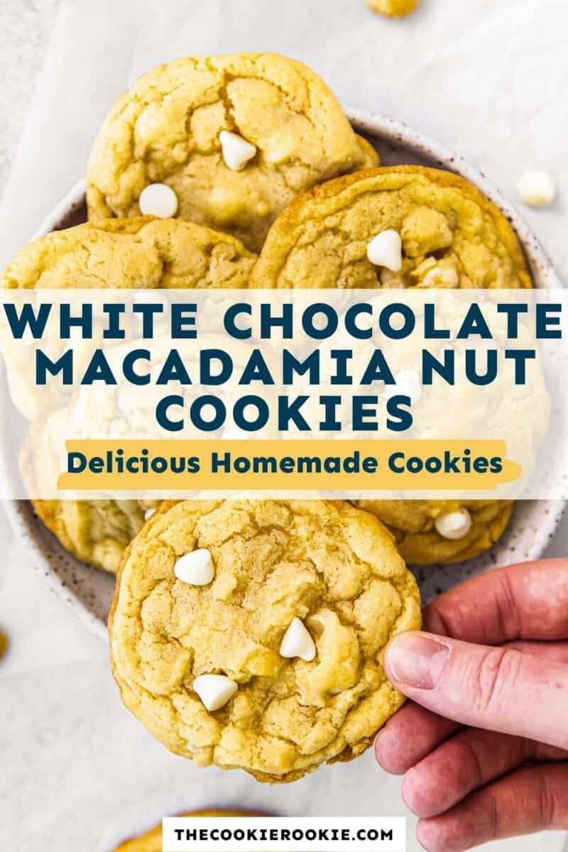 white chocolate macadamia nut cookies pinterest