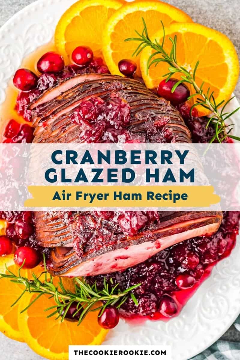 air fryer cranberry glazed ham pinterest