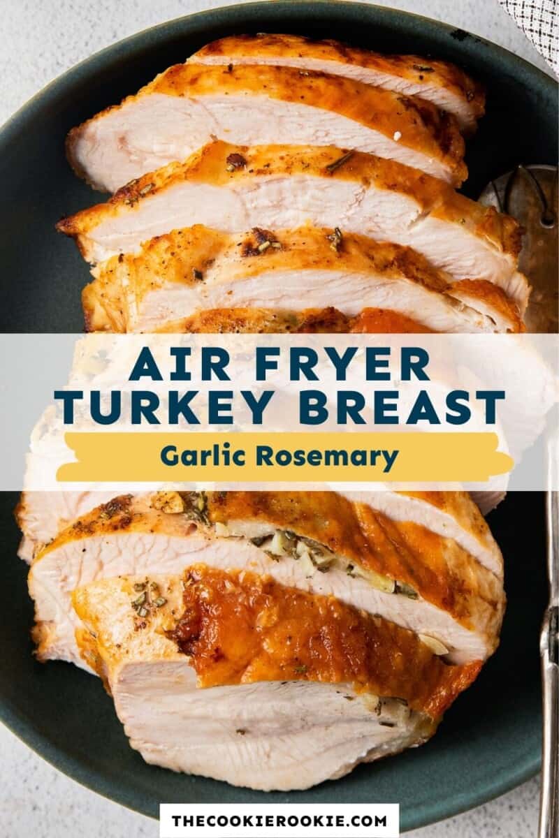 air fryer garlic rosemary turkey breast pinterest