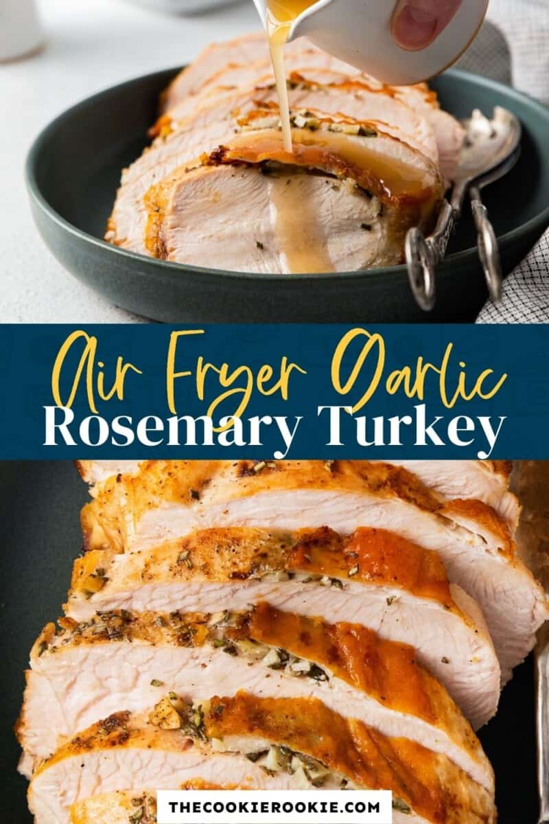 air fryer garlic rosemary turkey breast pinterest