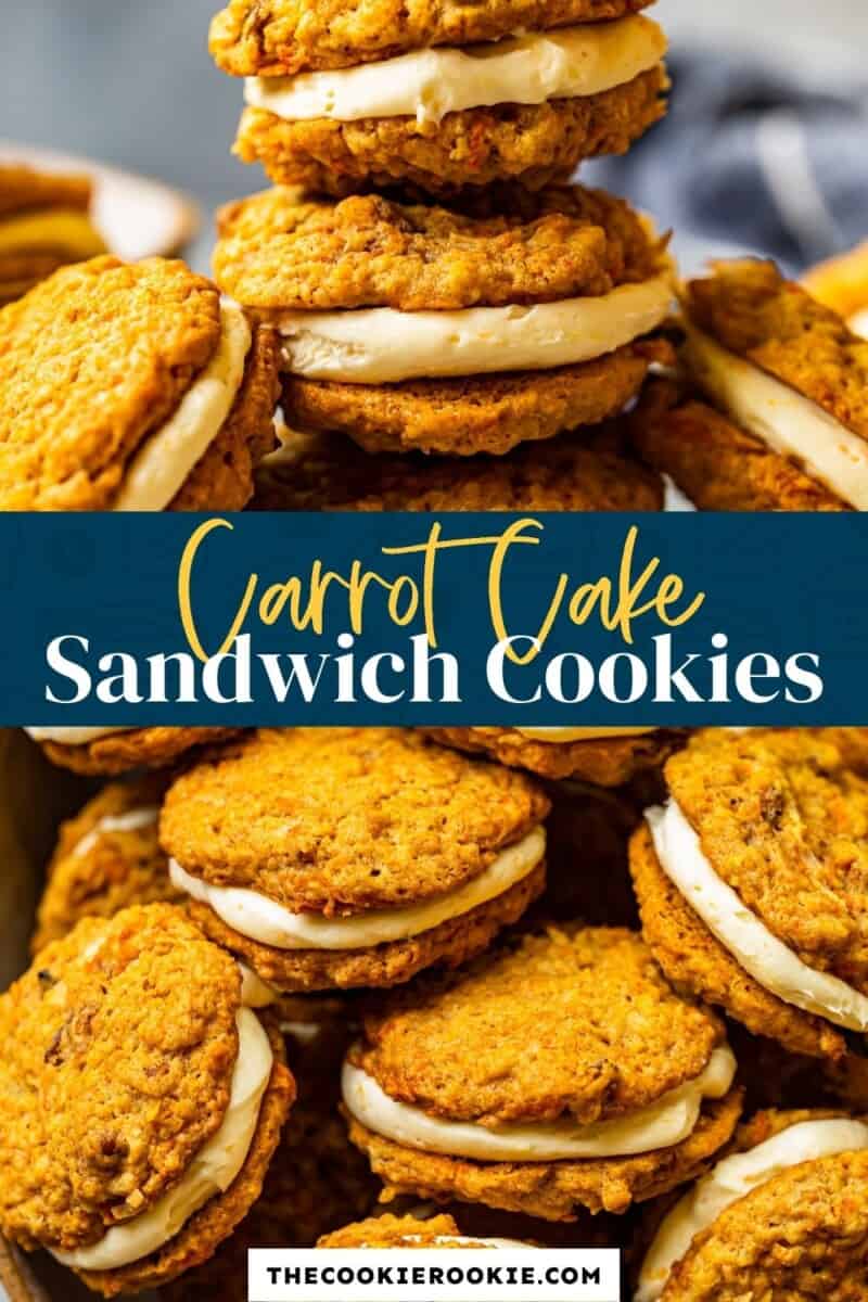 carrot cake sandwich cookies pinterest