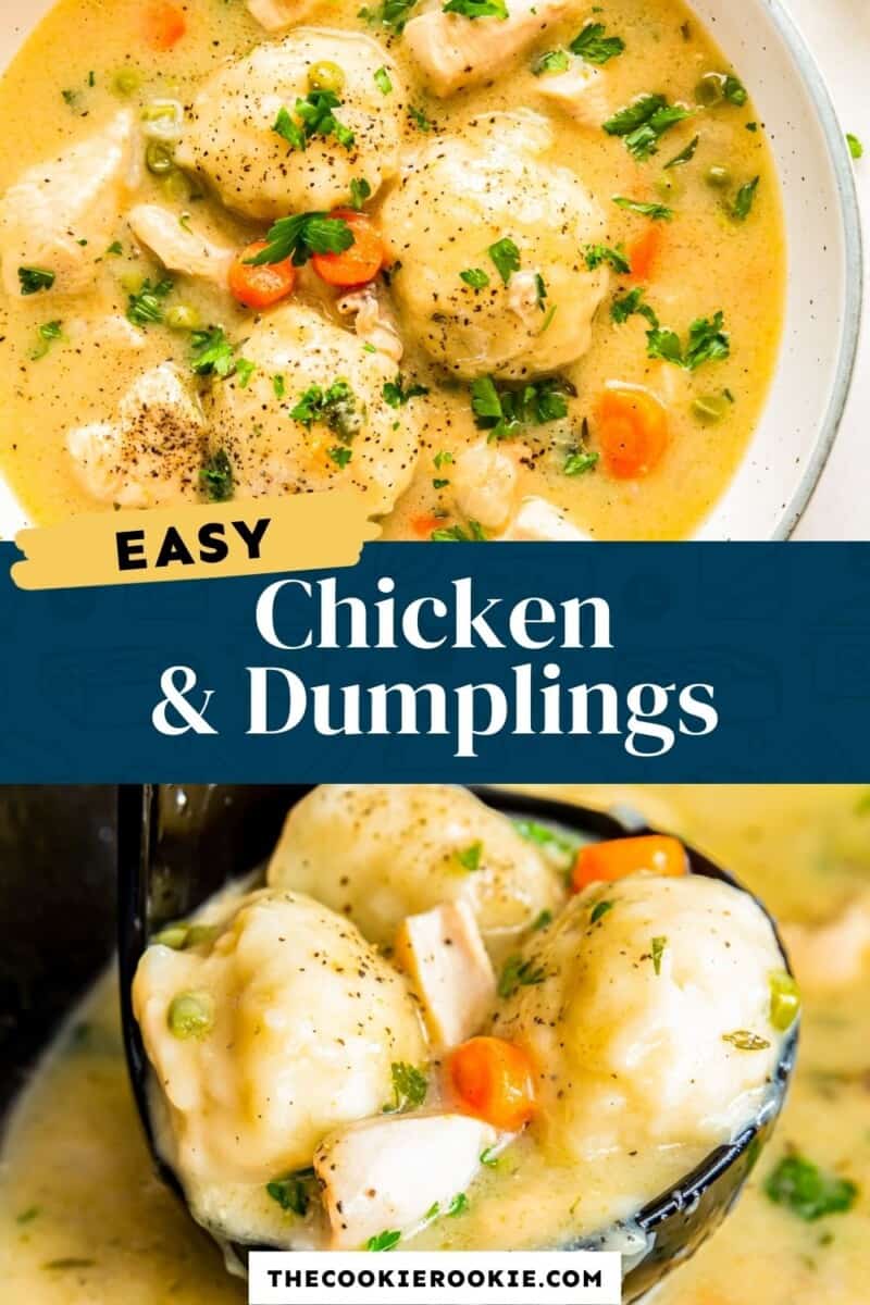 Chicken and Dumplings Recipe - The Cookie Rookie®