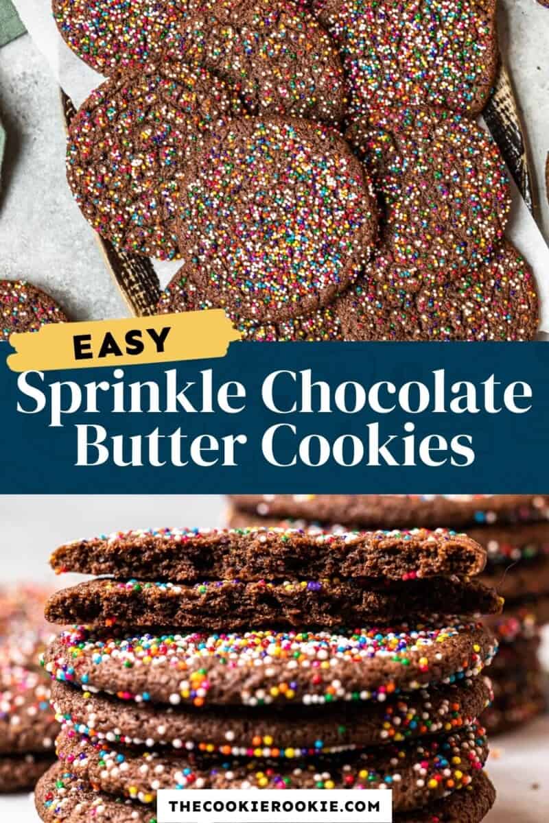 chocolate butter cookies pinterest